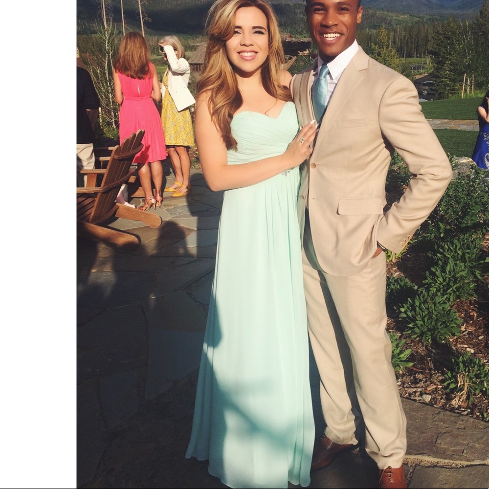 Light blue elegant dress
